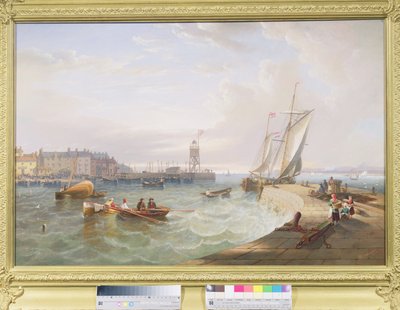 Havnen i Hartlepool af John Wilson Carmichael