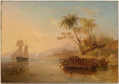 Redningen af William DOyly, 1841 af John Wilson Carmichael
