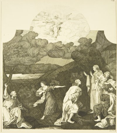 Hogarths altertavle - Himmelfarten af John Withers