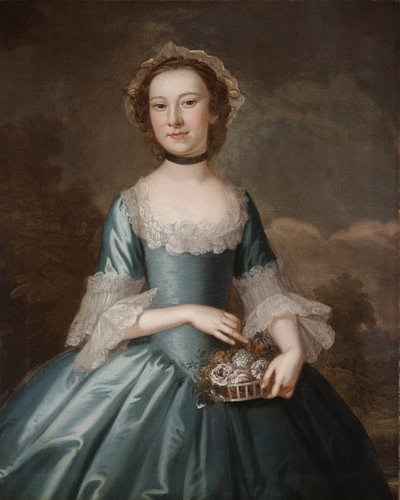 Ann Langdon, Mrs. Richard Ayscough, ca. 1755 (olie på lærred) af John Wollaston