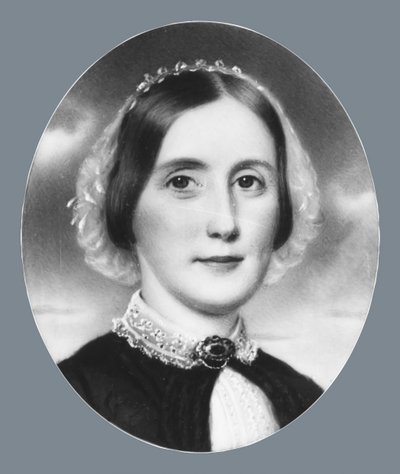 Fru George P. Burne, 1852. af John Wood Dodge