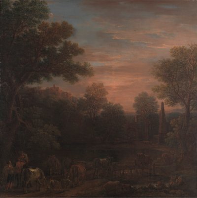 Klassisk Landskab: Aften af John Wootton