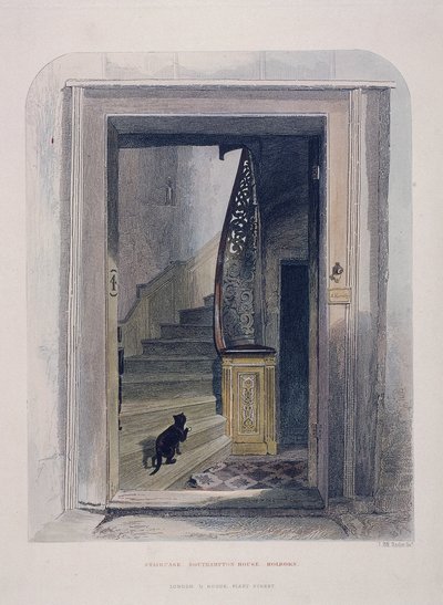 Southampton House, Chancery Lane, London, 1851 af John Wykeham Archer