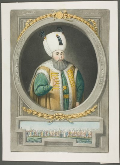 Soliman Kahn I, fra Portraits of the Emperors of Tyrkiet af John Young
