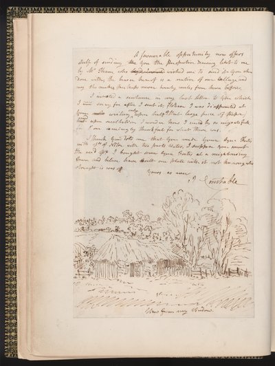 Autografbrev fra John Constable til John Thomas Smith, fra Memoirs of the Life of John Constable, af Charles Robert Leslie, trykt af James Carpenter, 1843 af John Constable