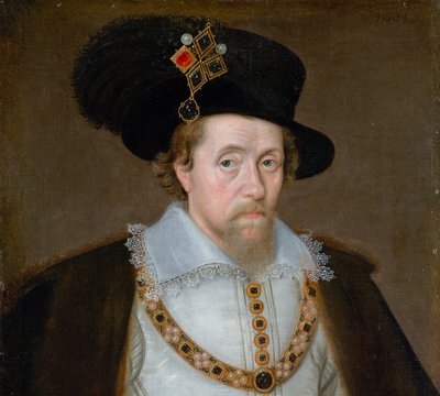 James VI and I, 1566 - 1625. King of Scotland 1567 - 1625. King of England and Ireland 1603 - 1625 af John de Critz