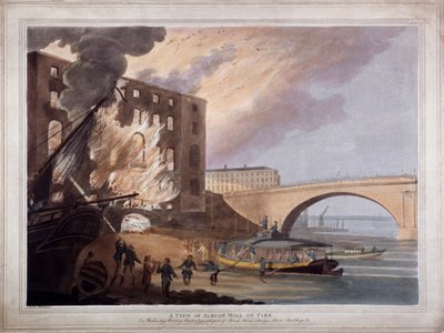 Albion Place, Southwark, London, 1791 af John william Edy