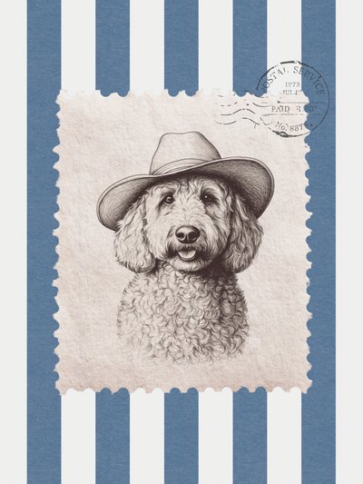 Doodle Dog Cowboy-frimærke af Jolly and Dash