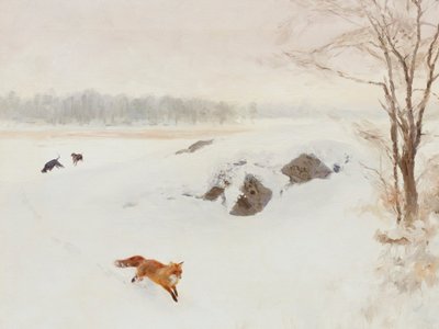 Rødrev – Vinterjagt af Jolly and Dash