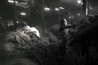 Jutefabrik, Kolkata, Indien, 2017 (foto) af Jon Nicholson