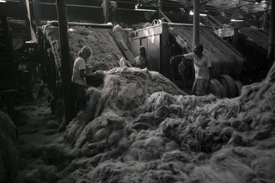 Jutefabrik, Kolkata, Indien, 2017 (foto) af Jon Nicholson