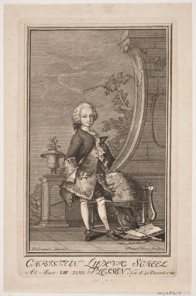 Christian Ludvig Scheel von Plessen af Jonas Haas