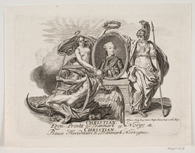 Christian VII som kronprins af Jonas Haas