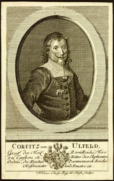 Portrait of Corfitz Ulfeldt 1606-1664. af Jonas Haas
