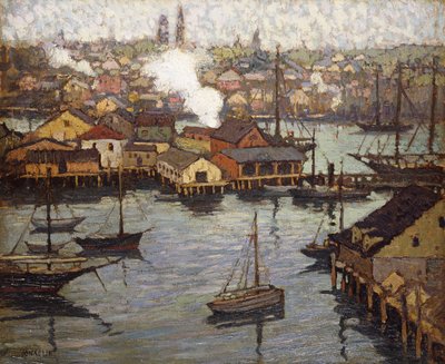 Udsigt fra Banner Hill, East Gloucester af Jonas Lie