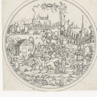 Silenus Bunden af ​​skåle: Landskaber med bibelske og mytologiske skildringer (serietitel) af Jonas Silber