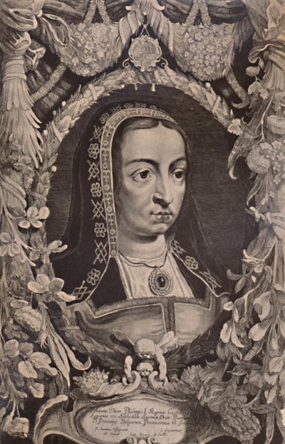 Joanna den gale, dronning af Castilla, c1600-tallet 1894 af Jonas Suijderhoef