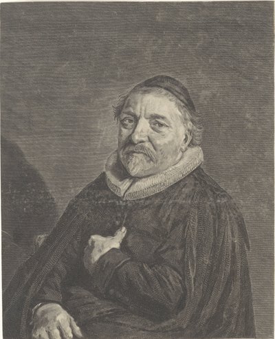 Portret van Adriaen Tiler af Jonas Suyderhoef