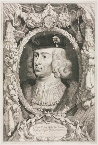 Hertugerne af Bourgogne: nr. 8. Portræt af Philippe I (den smukke) af Castilla af Jonas Suyderhoef