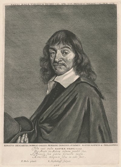 René Descartes af Jonas Suyderhoff, after Frans Hals