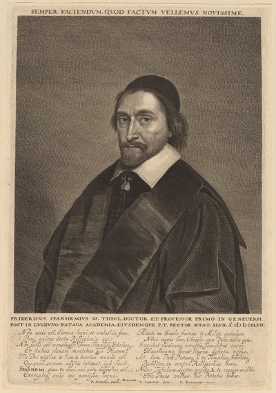 Frederik Spanheim af Jonas Suyderhoff after Pieter Dubordieu