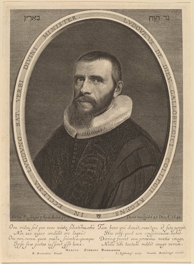 Louis de Dieu af Jonas Suyderhoff after Pieter Dubordieu