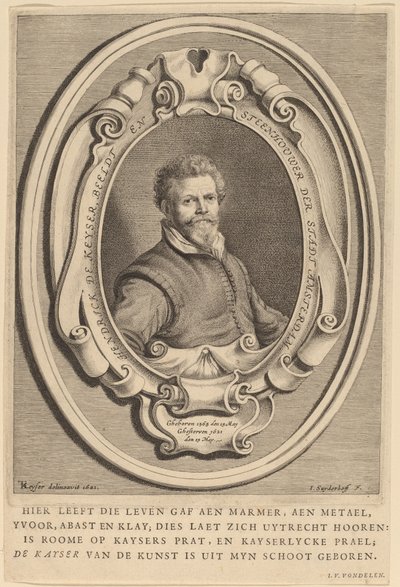 Hendrick de Keyser af Jonas Suyderhoff after Thomas de Keyser