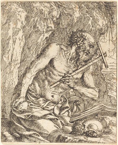 Sankt Jerome Penitent af Jonas Umbach