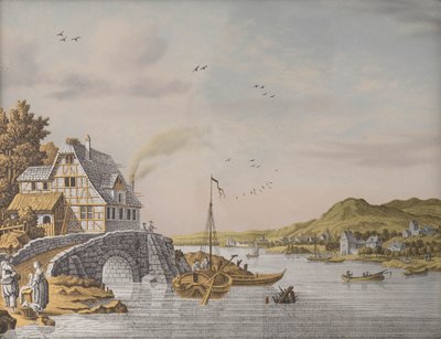 Huse langs en flod af Jonas Zeuner