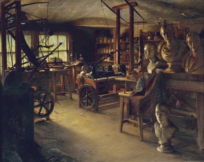 James Watts værksted, 1889 af Jonathan Pratt
