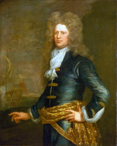 Admiral Sir John Balchen (1670-1744), ca. 1695 (olie på lærred) af Jonathan Richardson