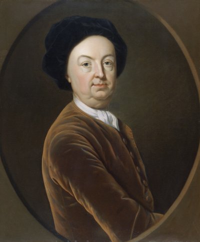 Major John Hanbury (olie på lærred) af Jonathan Richardson