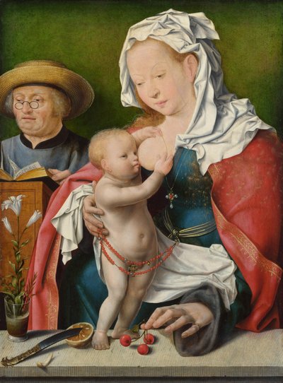 Den hellige familie, ca. 1520 af Joos van Cleve