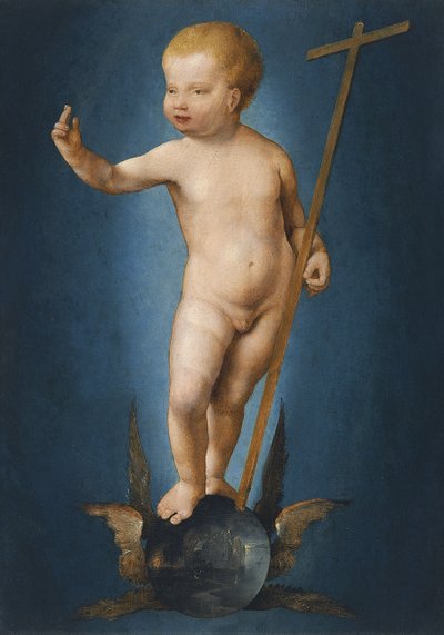 The Infant Christ on the Orb of the World, ca 1530 af Joos van Cleve