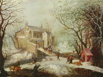 Vinterlandskab af Joos or Josse de Momper