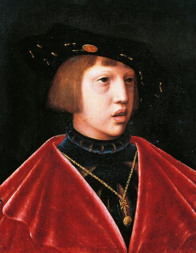 Portræt af Karl V som barn (Gent af Joos van (attr. to) Cleve