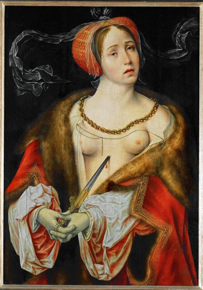 Lucretia (maleri på egetræ) af Joos van Cleve