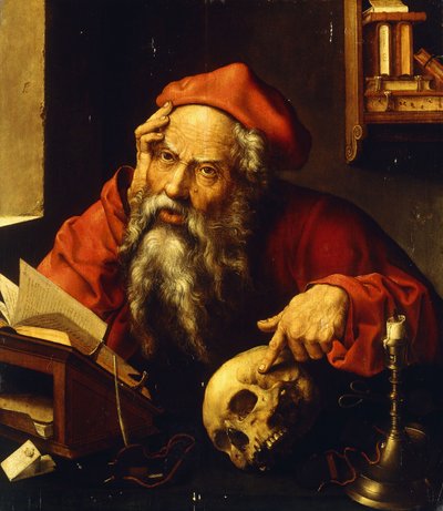 Sankt Jerome, af Joos van Cleve