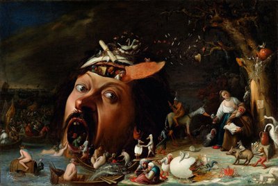 Baroque: The Temptation of Saint Anthony af Craesbeeck, Joos (Josse) van (1605/06-ca 1660), ca. 1650. Olie på lærred. Kunsthalle, Karlsruhe af Joos van Craesbeeck
