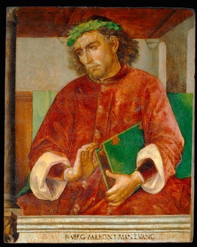 Vergil, romersk digter ... af Joos van Gent (fl.1460-75)