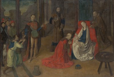 Magiernes tilbedelse, ca. 1465. af Joos van Wassenhove