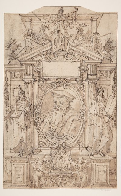 Portræt af Tiberio Deciani af Joos van Winghe