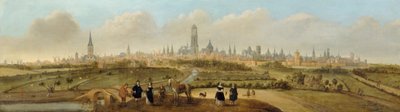 Udsigt over byen Utrecht af Joost Cornelisz Droochsloot