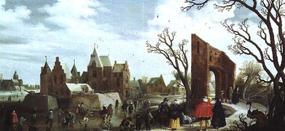 Winter, 1624 (panel) (par 81006) af Joost Cornelisz. Droochsloot