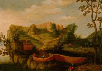 Antropomorfisk landskab af Joos or Josse de Momper