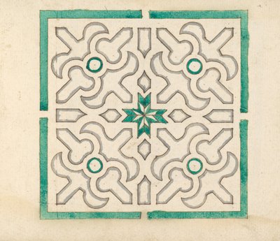 Album indeholdende 75 tegninger til Haveespalier & Parterres, ca. 1610-40. af Jorg Rurfinger