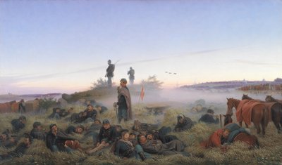 Morgenen efter slaget ved Isted 25. juli 1850 af Jorgen Valentin Sonne