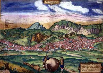 Kort over Antiquera, fra 