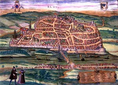 Kort over Blois, fra 