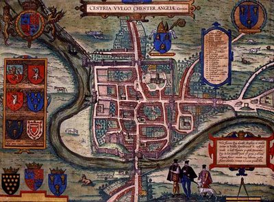 Kort over Chester, fra 